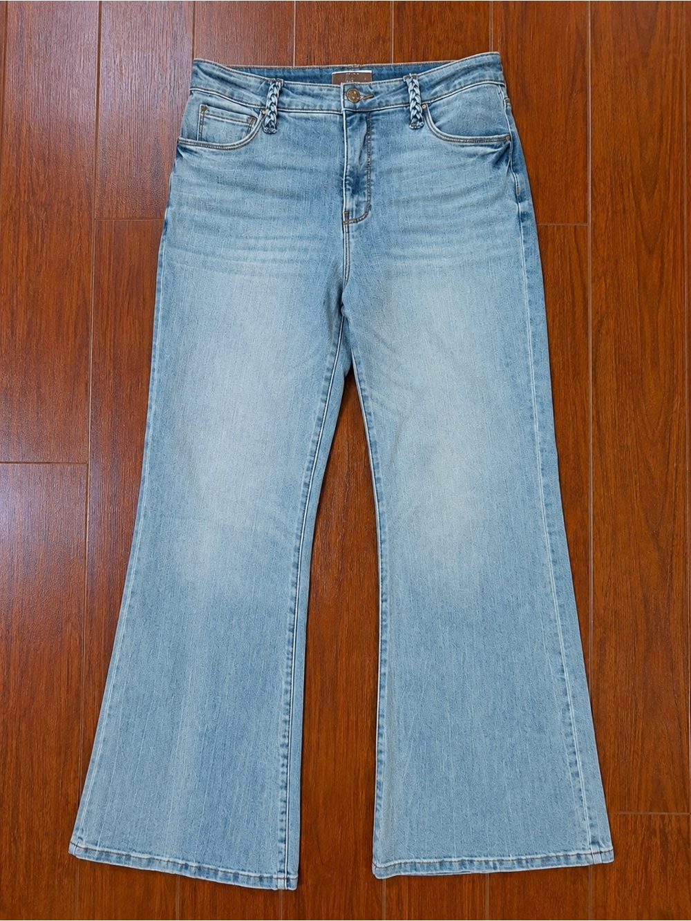 Kut from the Kloth High Rise Ana Fab AB Flare Sz 12 NWT